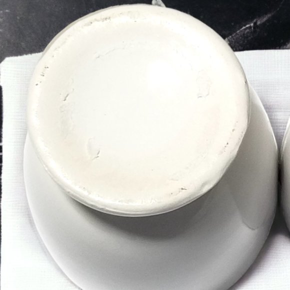 Celfie Countertop Plant Vase White Ceramic Handmade Whimsical Face Floral Pot - Picture 6 of 16